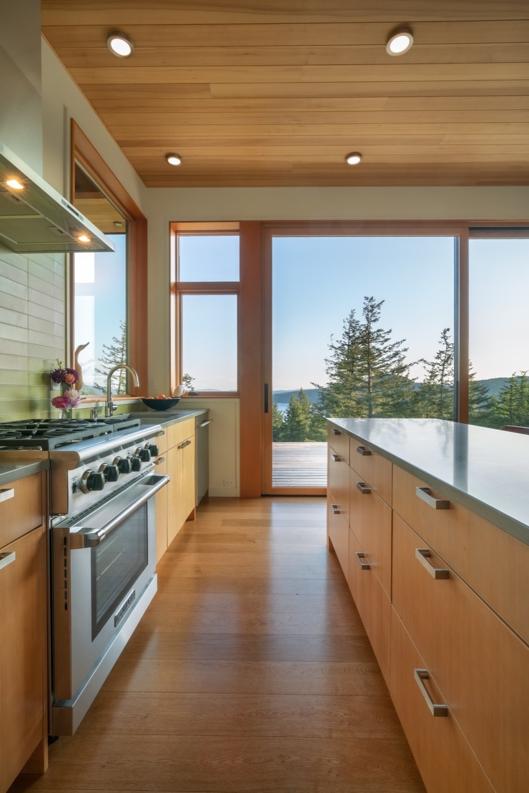 Photo 9 of 11 in A Prefab Home Soaks Up Dreamy Island Views in the