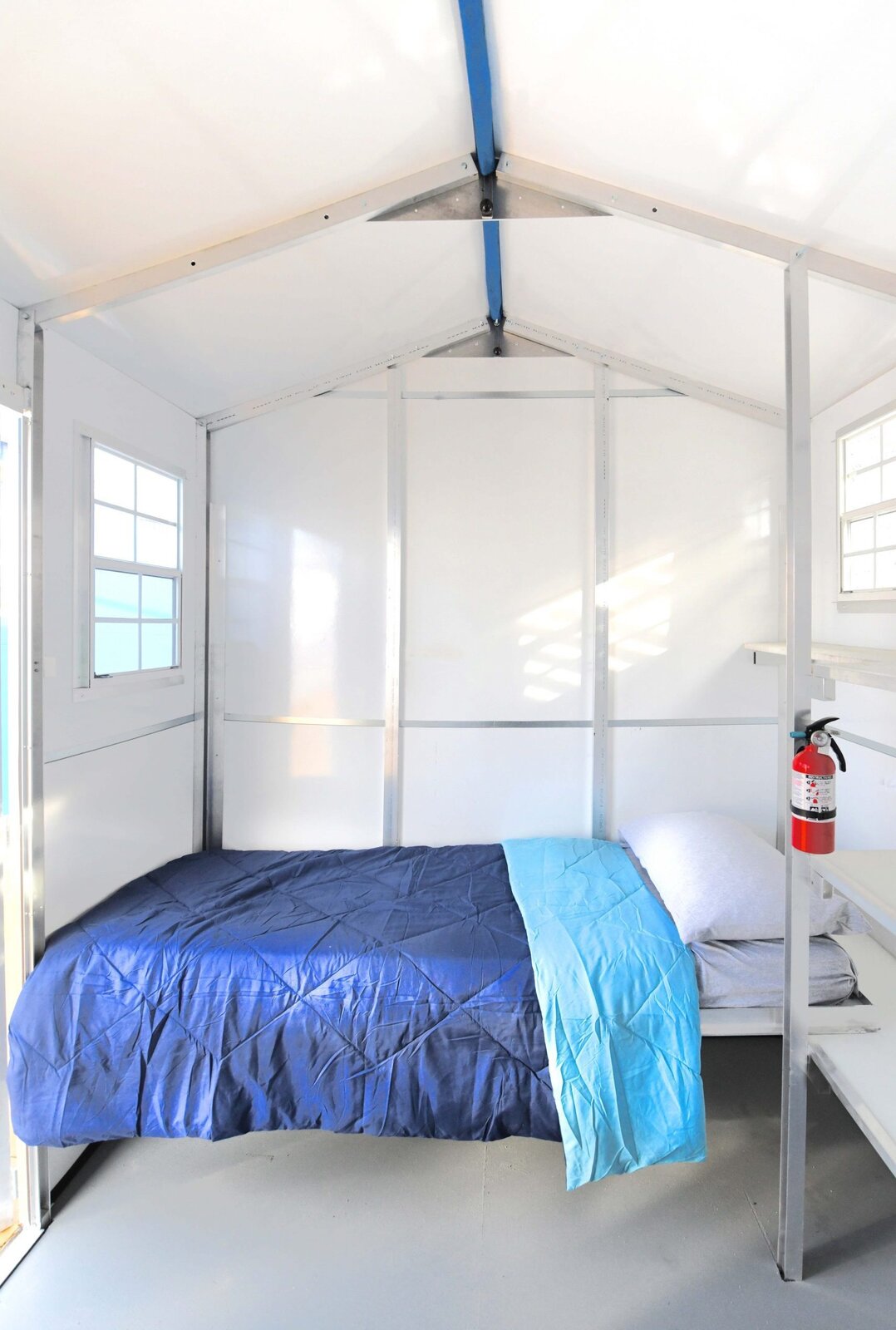 Photo 6 of 12 in L.A. Is Taking On Homelessness With a New, Brightly Colored Tiny Home Village