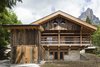 Modern home with Exterior, House Building Type, Cabin Building Type, and Wood Siding Material. Exterior Photo 2 of Renovation of an Alpine Barn