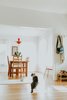 Modern home with Dining Room, Pendant Lighting, and Light Hardwood Floor. Entry/dining room Photo 2 of Oak Cliff Home