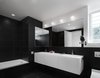 Modern home with Bath Room. The bathrooms feature a monochrome aesthetic. Photo 4 of Spring Street Loft