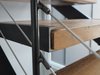 Modern home with Staircase, Wood Tread, Cable Railing, and Metal Railing. Meticulously handcrafted elements of steel, wood, and cable create the floating staircase, custom made by Josh Canup. Photo 5 of Gillingham Strauss Residence