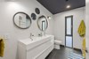 Modern home with Ceiling Lighting and Engineered Quartz Counter. master bath Photo 12 of 1908 Oaklawn