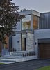 Modern home with Exterior, House Building Type, Brick Siding Material, and Flat RoofLine. Exterior cladding details Photo 11 of Brennan Avenue Residence