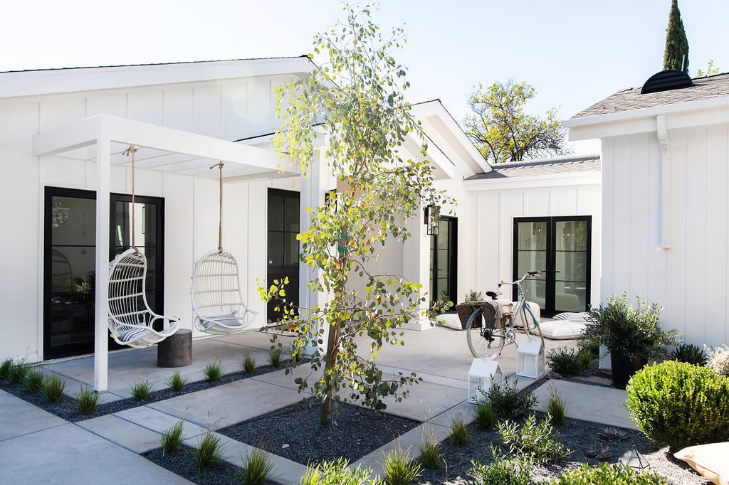 Perfectly Curated Hardscape and Landscaping with Virtue City Bike