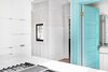 Modern home with Kitchen, White Cabinet, Range, Light Hardwood Floor, Marble Counter, Range Hood, and Refrigerator. Kitchen Refresh Photo 8 of Roanoke Park Residence