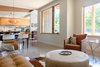 Modern home with Living Room, Chair, Pendant Lighting, Concrete Floor, and Sofa. Living Room Photo 16 of The North Bridge Residence