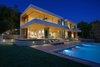 Modern home with Exterior. Opening glass NanaWall systems throughout the home facilitate indoor outdoor living and uninterrupted views of the San Francisco Bay, the Golden Gate Bridge, and Tiburon. Photo 2 of Tiburon Home