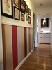 Modern home with Hallway. Stripes are fun too. Added these stripes and molding in the hallway leading to our office/music room. Photo 6 of The Roaches world