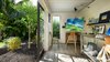 Modern home with Shed & Studio and Living Space Room Type. Detached private art studio with garden views made from a shipping container. Photo 7 of A Modern 1954 Plantation Style Home on Maui
