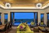 Modern home with Living Room, Sofa, End Tables, Console Tables, Pendant Lighting, Coffee Tables, Recessed Lighting, and Dark Hardwood Floor. Great Room Photo 20 of Maui Beachfront Villa