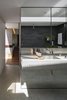 Custom cast in-situ concrete vanity. Photo 14 of Kihilla modern home