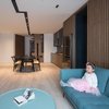 Modern home with Living Room, Ceiling Lighting, Sofa, Coffee Tables, Light Hardwood Floor, and Chair. view from livingroom Photo of A.D02