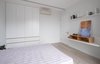 Modern home with Bedroom, Light Hardwood Floor, Bed, and Ceiling Lighting. bedroom Photo 10 of A.D02