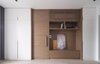 Modern home with Bedroom, Wardrobe, Ceiling Lighting, and Light Hardwood Floor. Wardrobe, door, TV unit Photo 13 of A.D02
