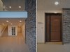 Modern home with Exterior, Apartment Building Type, Green Roof Material, Concrete Siding Material, and Glass Siding Material. interior entrance and front door Photo 8 of De Haaf Bergen, The Netherlands