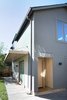 Modern home with Doors, Exterior, Swing Door Type, and Sliding Door Type. A recessed entry lined with cedar Photo 8 of Division Street ADU
