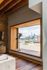 Modern home with Windows, Picture Window Type, and Wood. Bay window is angled to capture Manhattan skyline views Photo 6 of Brooklyn Upside Down with Views