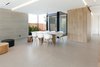 Modern home with Dining Room, Table, Chair, Lamps, Ceiling Lighting, Recessed Lighting, Pendant Lighting, Ceramic Tile Floor, and Light Hardwood Floor. Dinning Area Photo 6 of Kelly House
