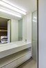 Modern home with Bath Room, Ceiling Lighting, Drop In Sink, Concrete Floor, Enclosed Shower, Marble Counter, Alcove Tub, Ceramic Tile Wall, and One Piece Toilet. SOA Soler Orozco Arquitectos . Casa Molina Photo 17 of Casa Molina