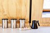 Modern home with Kitchen and Concrete Counter. Complementary tea provided. Kettle by Fellow products. Photo 15 of Lokal A-Frame