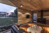 Modern home with Living Room, Sofa, Accent Lighting, Coffee Tables, Medium Hardwood Floor, and Wood Burning Fireplace. Torcuato House Pavilion - Besonías Almeida arquitectos Photo 14 of Torcuato House Pavilion