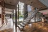 Modern home with Staircase, Metal Railing, and Concrete Tread. Aranzazu House - Besonías Almeida arquitectos Photo 8 of Aranzazu House