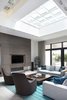Modern home with Living Room, Coffee Tables, Track Lighting, and Gas Burning Fireplace. Leonard Street Townhouse Living Room Photo 4 of Leonard Street Townhouse