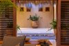 Looking towards the guest casitas, across the courtyard, from the grand palapa. Photo 16 of Esquina Del Cielo modern home