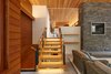 Modern home with Staircase, Wood Tread, Metal Railing, and Glass Railing. wooden stair design Photo 8 of Stanley Bay House