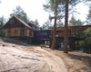 Modern home with Exterior, House, Beach House Building Type, Metal Roof Material, Wood Siding Material, Glass Siding Material, Flat RoofLine, and Gable RoofLine. overall with old and new Photo 7 of Tucker Lake Cottage