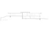Modern home with Living Room, Accent Lighting, Concrete Floor, Recessed Lighting, Pendant Lighting, and Ceiling Lighting. longitudinal sectional perspective drawing Photo 4 of Stouffville Residence