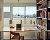Modern home with Office, Chair, Study, Library, Lamps, Desk, and Shelves. Office with the view of San Francisco Photo 9 of 1532 House