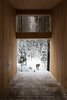 Modern home with Outdoor, Trees, Vertical Fences, Wall, Wood Patio, Porch, Deck, and Back Yard. Transit porch Photo 4 of House for two artists by AB CHVOYA