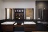 Modern home with Bath Room, Drop In Sink, Porcelain Tile Floor, One Piece Toilet, Open Shower, Ceiling Lighting, Engineered Quartz Counter, and Ceramic Tile Wall. Master Bath Photo 8 of New Perspective