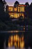 Modern home with Exterior, Metal Siding Material, Flat RoofLine, House, Wood Siding Material, and Metal Roof Material. Exterior view of house from Deschutes River Photo 2 of DESCHUTES House