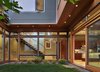 Modern home with Exterior, Metal Roof Material, Wood Siding Material, Metal Siding Material, Flat RoofLine, and House. View of courtyard Photo 14 of DESCHUTES House