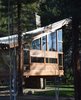 Modern home with Exterior, Wood Siding Material, House, Metal Roof Material, Shed RoofLine, and Cabin Building Type. Exterior Detail Photo 5 of Mazama House