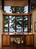 Modern home with Office, Carpet Floor, Chair, Study Room Type, and Desk. Second floor study, with sweeping view of the Hood Canal Photo 8 of Port Ludlow House