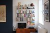Modern home with Living Room, Track Lighting, Chair, and Accent Lighting. Vitsoe 606 shelving system Photo 5 of The Science Lab