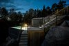 Modern home with Exterior, Wood Siding Material, Glass Siding Material, and House Building Type. no all that simple to put in place Photo 7 of Woodland house