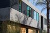 Modern home with Exterior, Metal Siding Material, House, Wood Siding Material, Stucco Siding Material, and Flat RoofLine. Detail of Exterior Materials Photo 9 of Oxford Residence