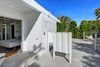 Outdoor shower off the master bedroom patio. Photo 9 of Donald Wexler's Steel House #4 in Palm Springs modern home