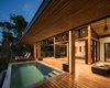Pool, deck and bedroom wide open Photo 18 of Casa de la Tierra y el Mar modern home