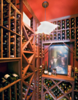 Modern home with Storage Room and Closet Storage Type. Climate controlled wine room. Photo 7 of Hawaii Architect's Home in Keauhou Estates