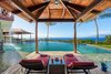 Modern home with Outdoor, Large Pools, Tubs, Shower, Back Yard, and Stone Patio, Porch, Deck. Private lanai space overlooking the pool with the blue ocean and island in the distance. Photo 2 of Launiupoko Luxury Estate