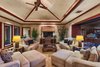 Living room opens to the lanai Photo 4 of Majestic Maui Estate modern home