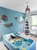 Modern home with Bedroom, Light Hardwood Floor, Bed, Night Stands, Ceiling Lighting, Bookcase, Pendant Lighting, and Chair. Boys Bedroom Photo 13 of The Rockcliffe Renovation