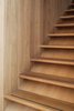 Modern home with Staircase and Wood Tread. White oak staircase Photo 15 of The House on Drolet Street