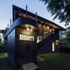 Modern home with Exterior and House Building Type. Rear view Photo 2 of Black Playground House by LSD Architects